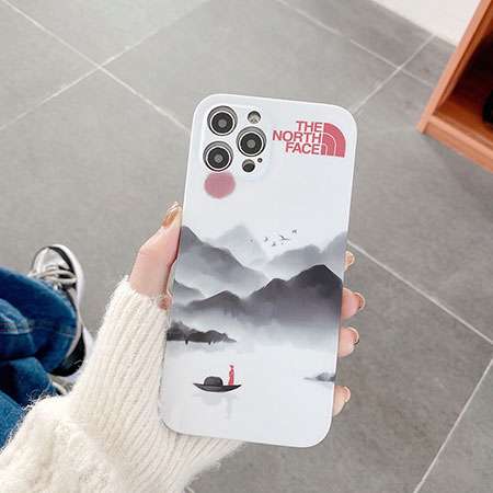 iphonexsスマホケース中国風THE NORTH FACE