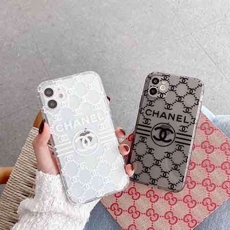 アイホンxs ソフト スマホケース chanel