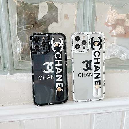 Chanelアイフォン 12/12 promax保護ケース白黒