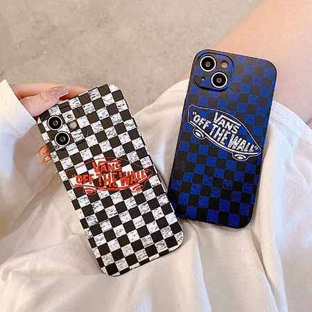 iPhone 7 チェック柄 vans カバー