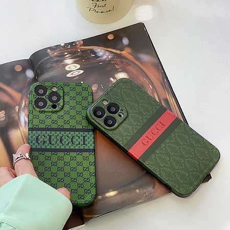 Gucciアイホンx/xs光沢感ケース
