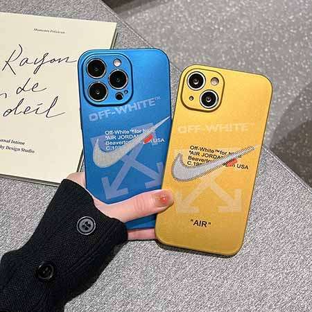 オフホワイト iPhone 12/12 pro 欧米風 スマホケース