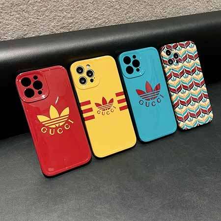 Adidas アイフォン 14plus ブランド字母プリント スマホケース