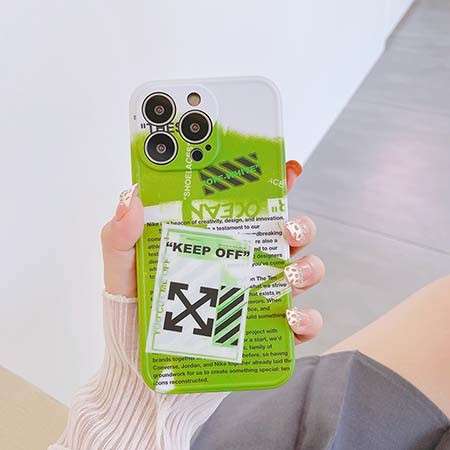 Off Whiteiphone12promax/12pro全面保護スマホケース