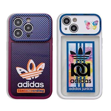 ブランド字母プリントadidasケースアイフォン 14 pro