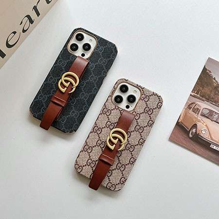 gucci iphone15pro携帯ケース レザー 