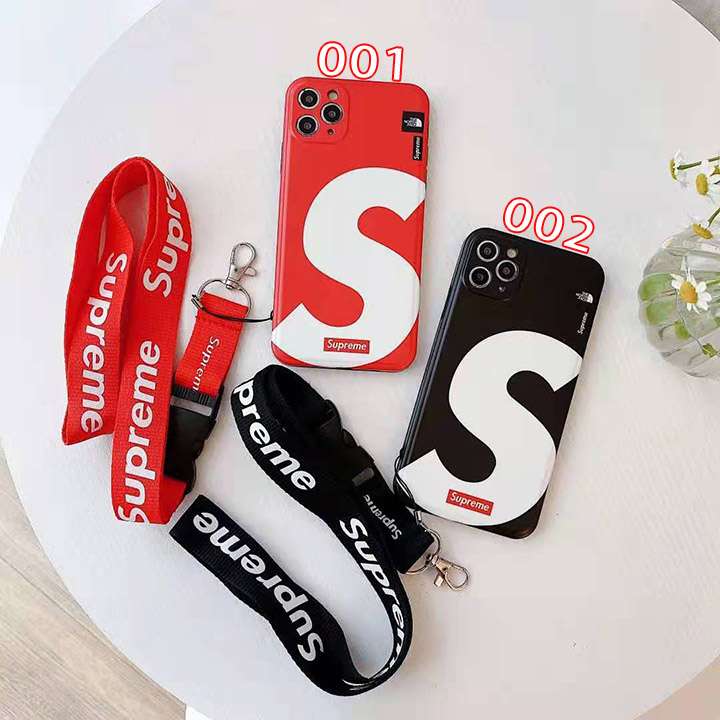 ロゴ付き カバー supreme アイホン11