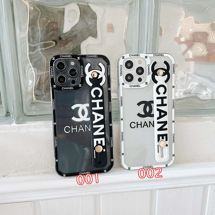 Chanelアイフォン 12/12 promax保護ケース白黒
