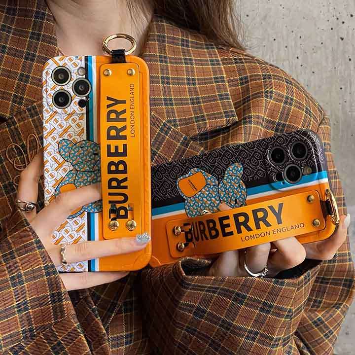 iPhone 12/12 pro アニメ風 Burberry スマホケース