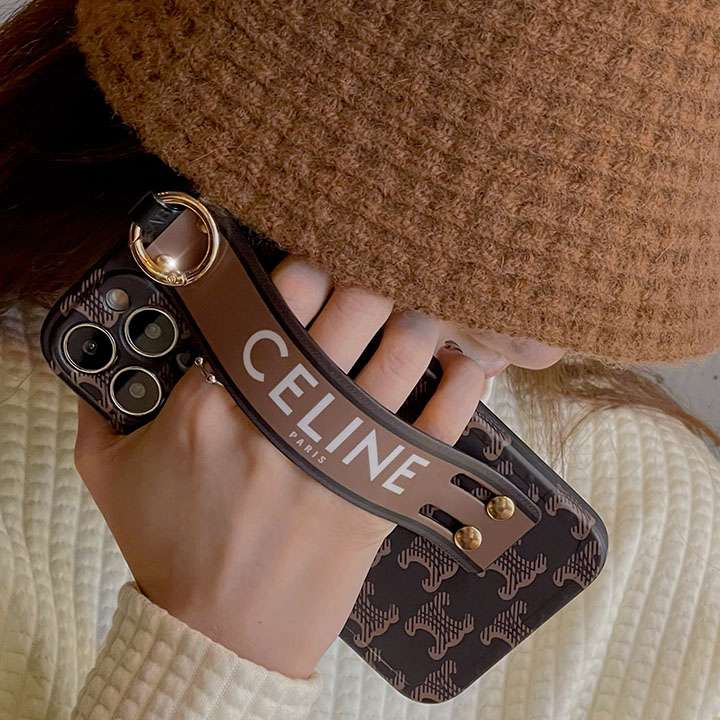 ロゴ付きアイフォーン13カバーceline