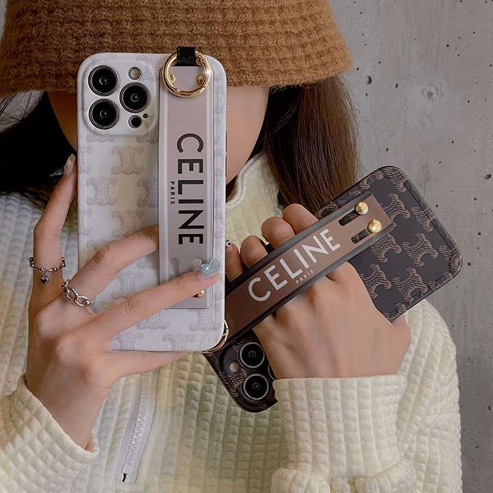 ロゴ付きアイフォーン13カバーceline