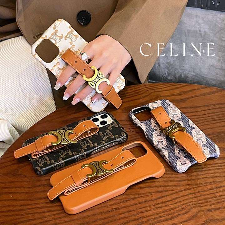 celine アイフォン 12pro/12mini レザー ケース